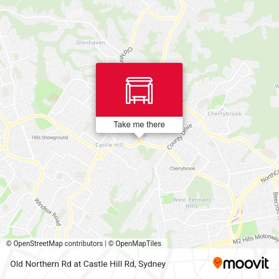 Old Northern Rd at Castle Hill Rd map