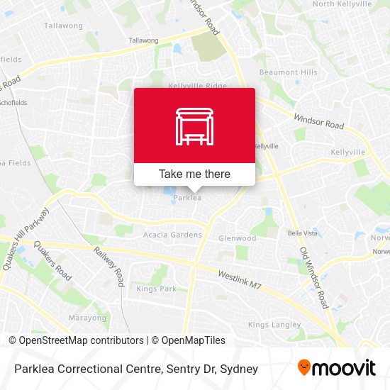 Parklea Correctional Centre, Sentry Dr map