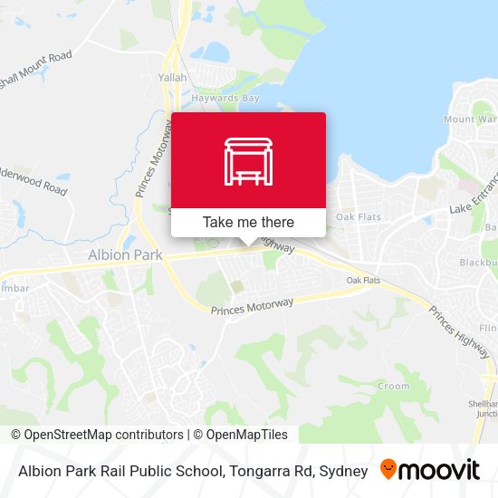 Albion Park Rail Public School, Tongarra Rd map