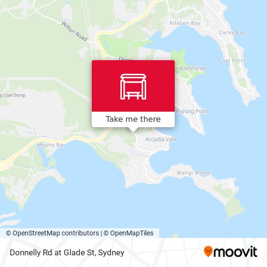 Donnelly Rd at Glade St map