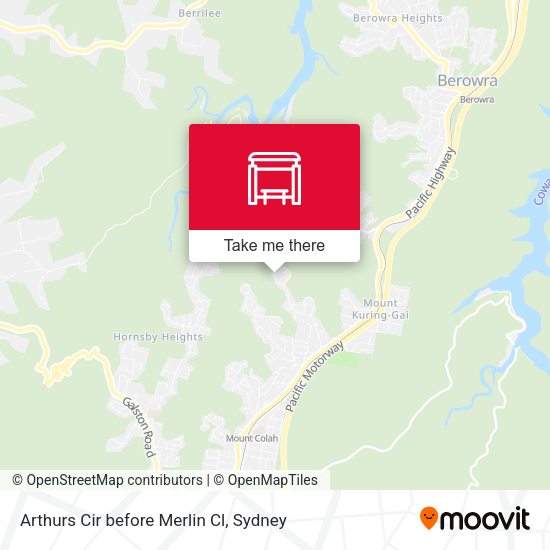 Arthurs Cir before Merlin Cl map