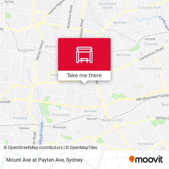 Mount Ave at Payten Ave map