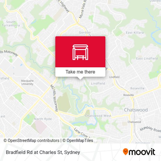 Bradfield Rd at Charles St map