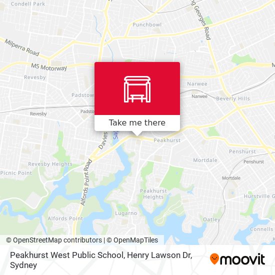 Peakhurst West Public School, Henry Lawson Dr map