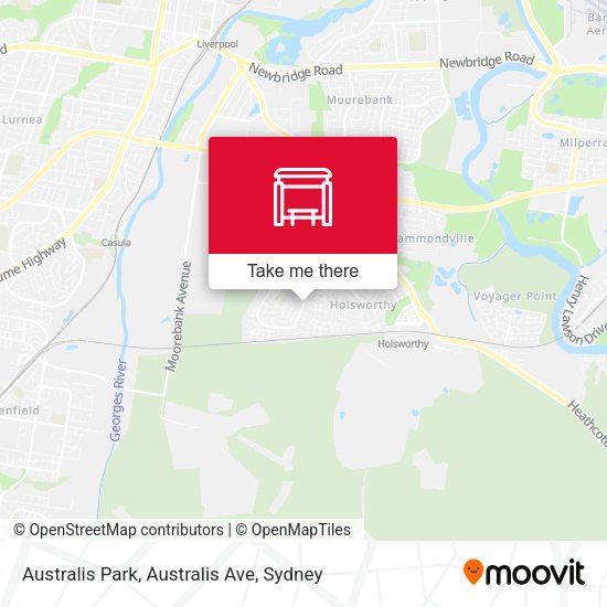 Australis Park, Australis Ave map