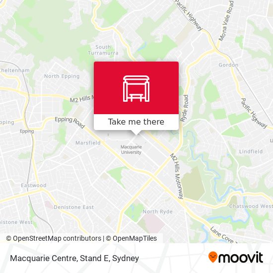 Macquarie Centre, Stand E map