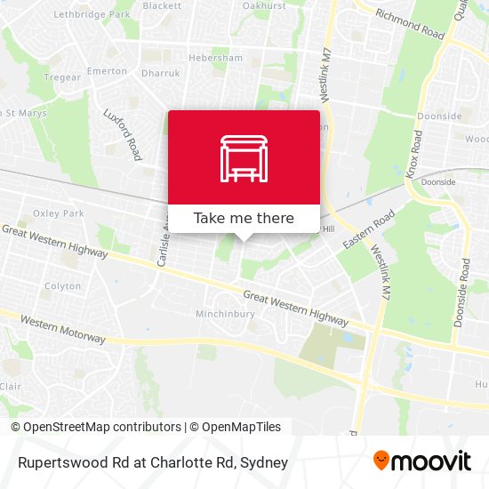 Rupertswood Rd at Charlotte Rd map