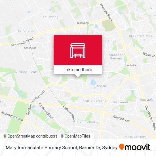 Mary Immaculate Primary School, Barnier Dr map