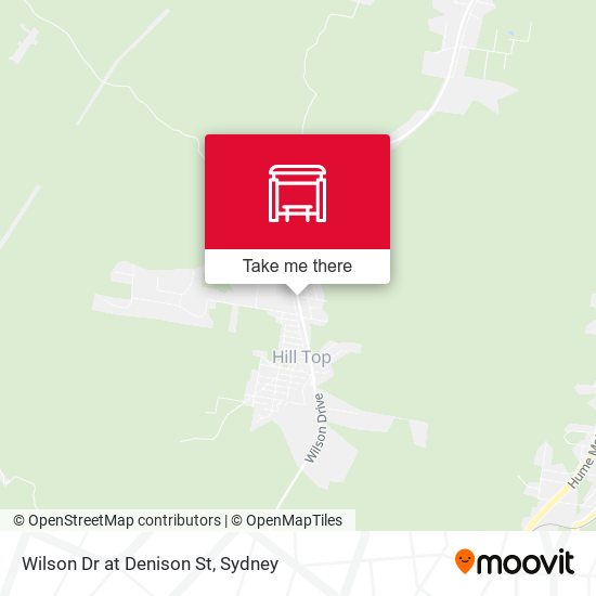 Wilson Dr at Denison St map