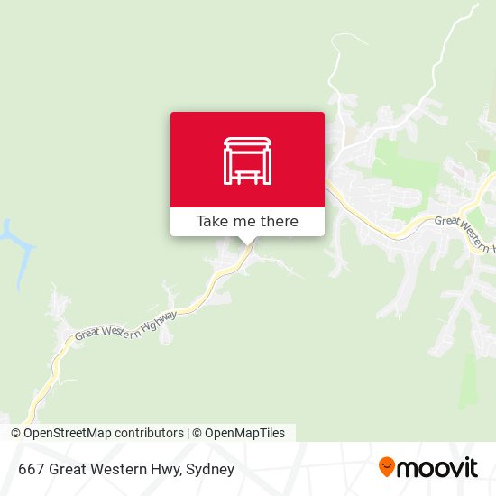 667 Great Western Hwy map