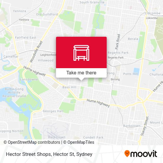Hector Street Shops, Hector St map