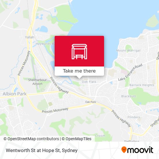 Wentworth St at Hope St map