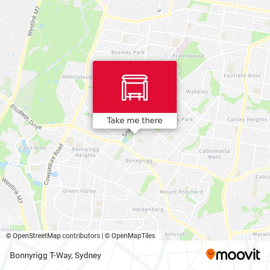 Bonnyrigg T-Way map