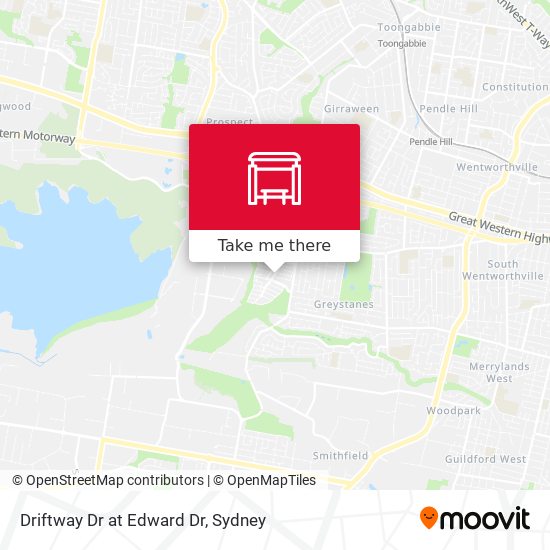 Driftway Dr at Edward Dr map
