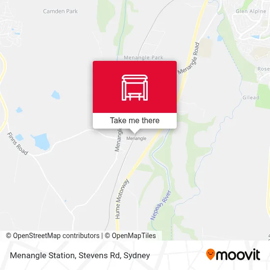 Mapa Menangle Station, Stevens Rd