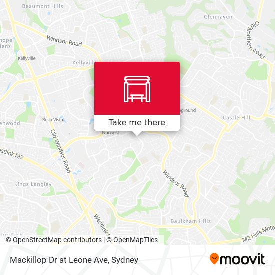 Mackillop Dr at Leone Ave map