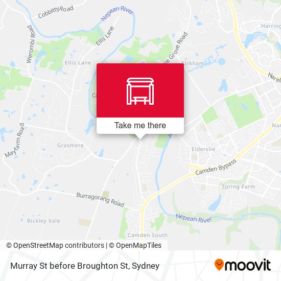 Murray St before Broughton St map