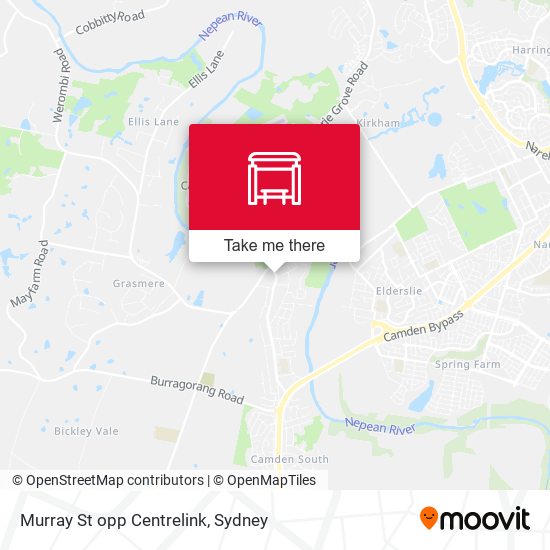 Murray St opp Centrelink map