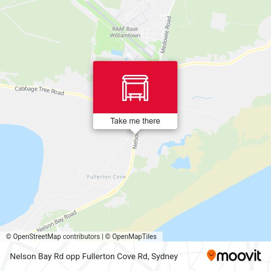 Nelson Bay Rd opp Fullerton Cove Rd map