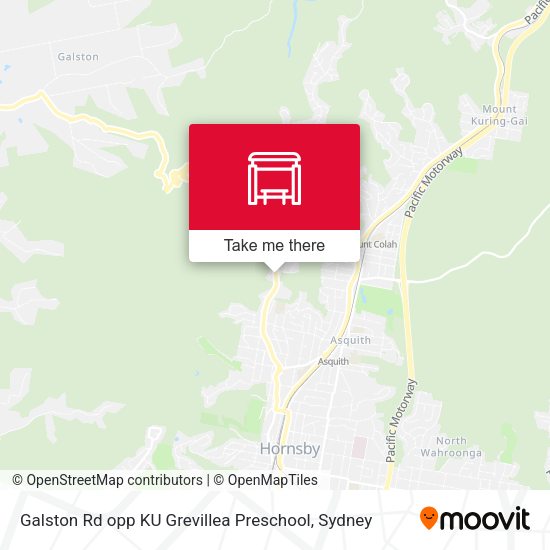 Galston Rd opp KU Grevillea Preschool map