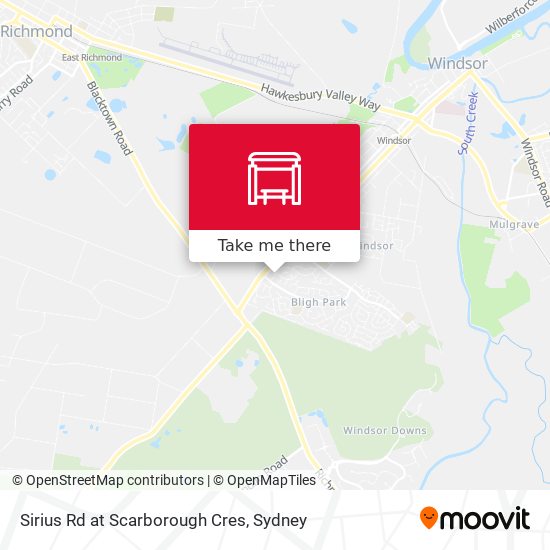 Sirius Rd at Scarborough Cres map