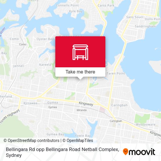 Bellingara Rd opp Bellingara Road Netball Complex map