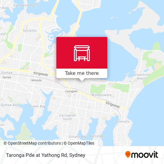 Taronga Pde at Yathong Rd map