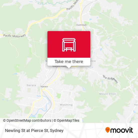 Newling St at Pierce St map