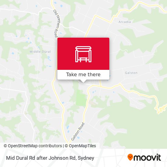 Mid Dural Rd after Johnson Rd map