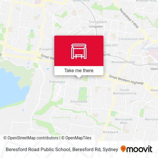 Beresford Road Public School, Beresford Rd map