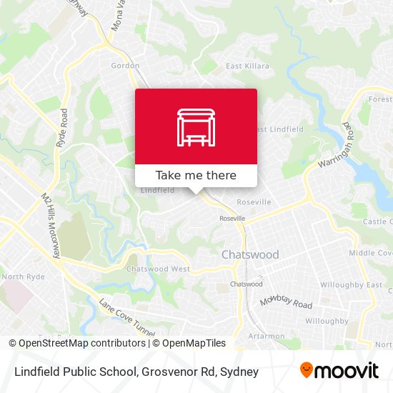 Lindfield Public School, Grosvenor Rd map