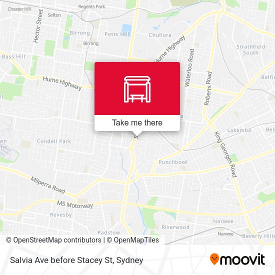 Salvia Ave before Stacey St map
