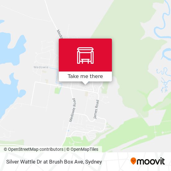 Silver Wattle Dr at Brush Box Ave map