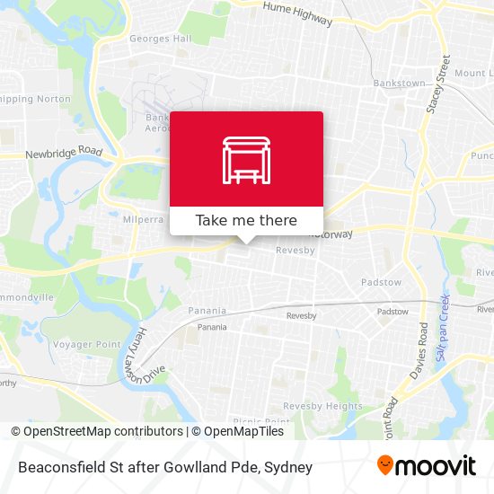 Beaconsfield St after Gowlland Pde map