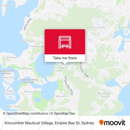Kincumber Nautical Village, Empire Bay Dr map