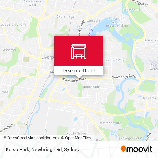 Kelso Park, Newbridge Rd map