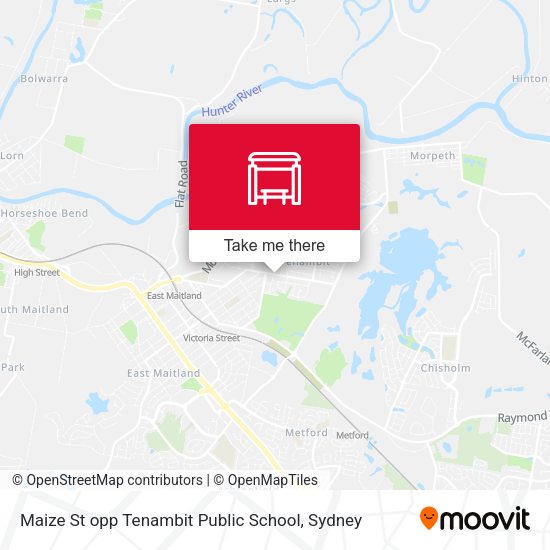 Maize St opp Tenambit Public School map