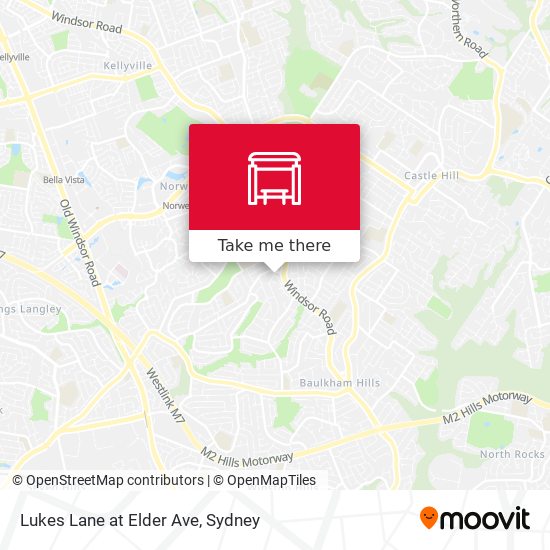 Lukes Lane at Elder Ave map