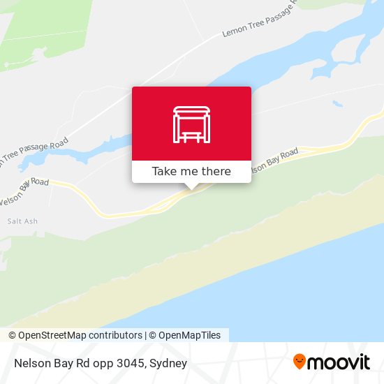 Nelson Bay Rd opp 3045 map