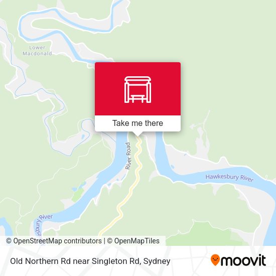 Old Northern Rd near Singleton Rd map