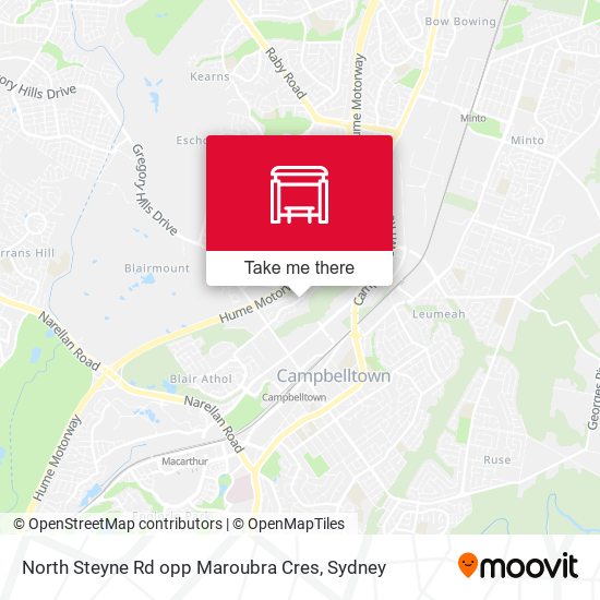 North Steyne Rd opp Maroubra Cres map