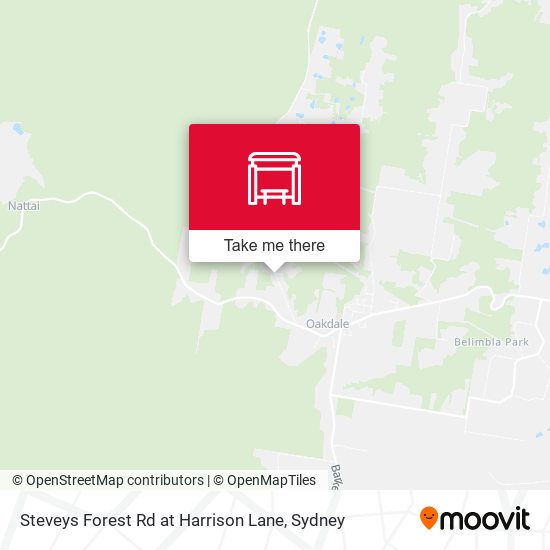 Steveys Forest Rd at Harrison Lane map