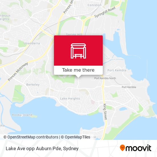 Lake Ave opp Auburn Pde map