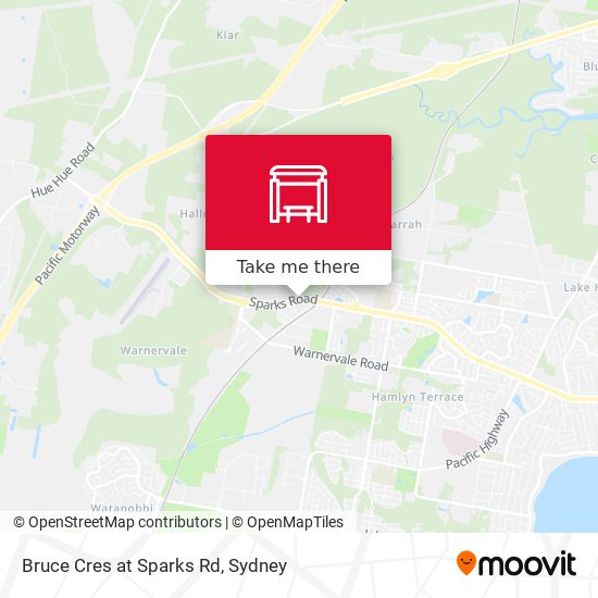 Bruce Cres at Sparks Rd map
