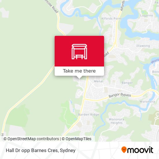 Hall Dr opp Barnes Cres map