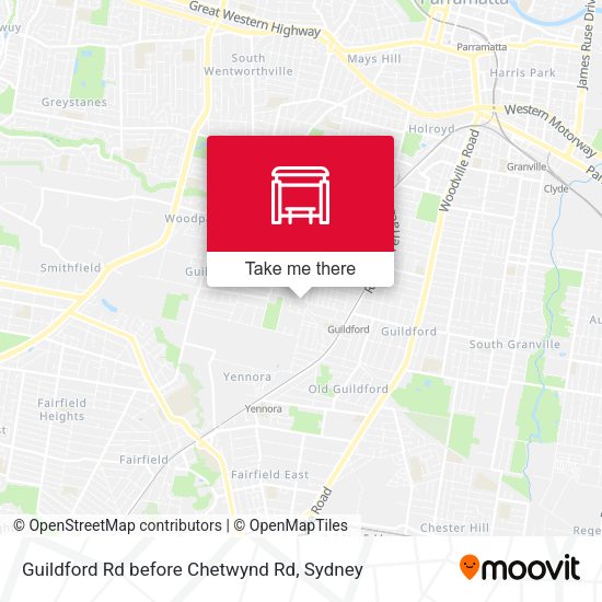 Guildford Rd before Chetwynd Rd map