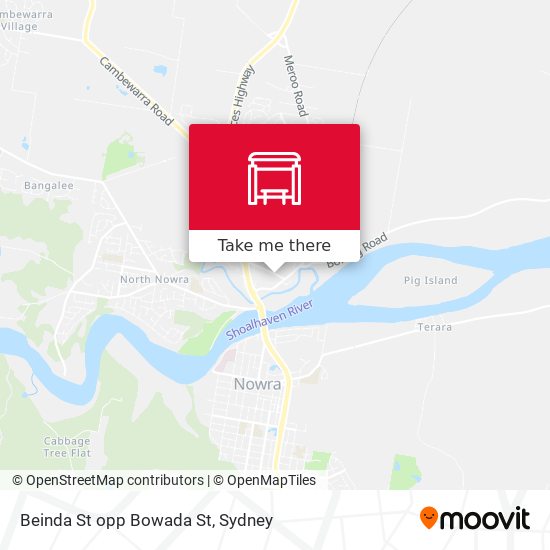 Beinda St opp Bowada St map