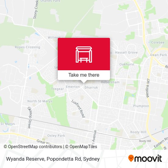 Wyanda Reserve, Popondetta Rd map
