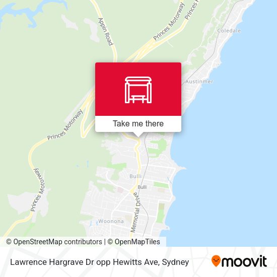 Lawrence Hargrave Dr opp Hewitts Ave map