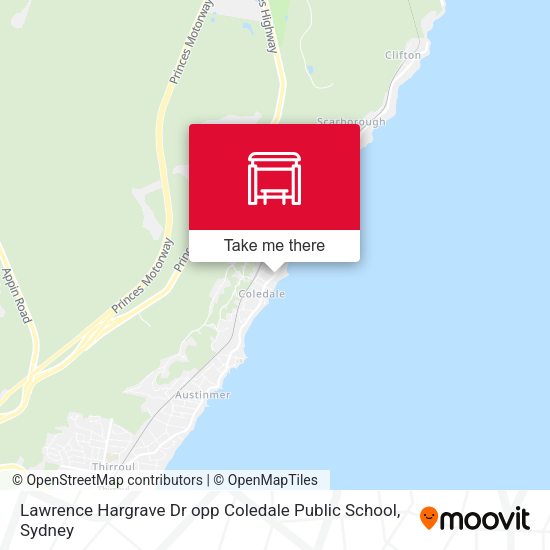 Lawrence Hargrave Dr opp Coledale Public School map